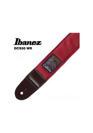 Ibanez Dcs50-wr Designer Collection Straps - Wine Red Gitar Askısı