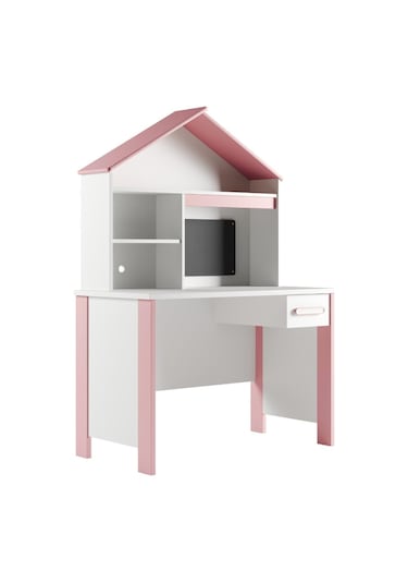 Meltem Kids Cozy Pembe Çocuk Odası Çalışma Masası Pembe