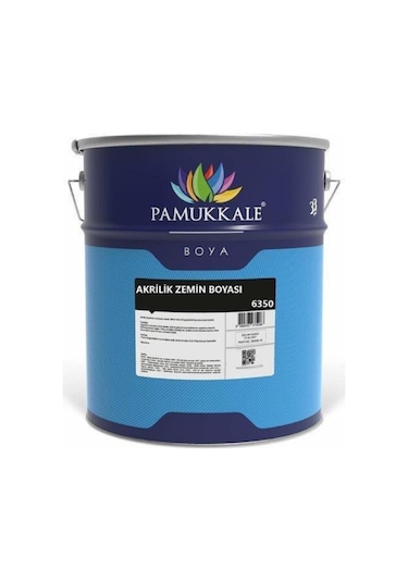 Pamukkale Akrilik Zemin Boyası 5 Kg Ral 9016 Beyaz