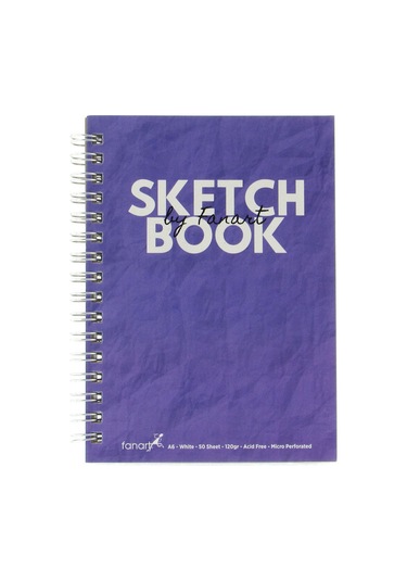 Fanart Sketch Book Spiralli Eskiz Defteri A6 120 G 50 Yaprak Mo