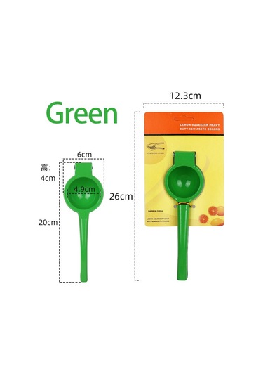2'si 1 Arada Mutfak Manuel Limon Sıkacağı Alüminyum Portakal Sıkacağı Meyve Presi Kelepçe Aletleri Çok Fonksiyonlu Yemek Kelepçesi Aksesuarları Yeşil