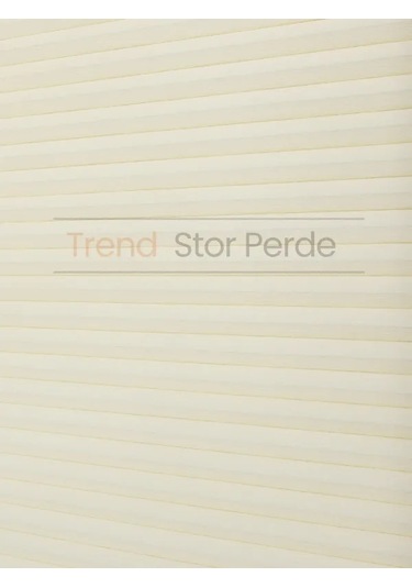 Krem Honeycomb Plise %100 Isı Ve Işık Geçirmez Katlanır Cam Balkon Perdesi - Salon Perdesi-002 Krem