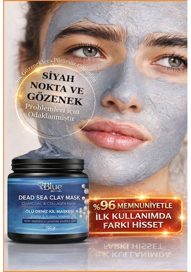 Blue Skin Care Aydınlatıcı Kil Maskesi 150 G