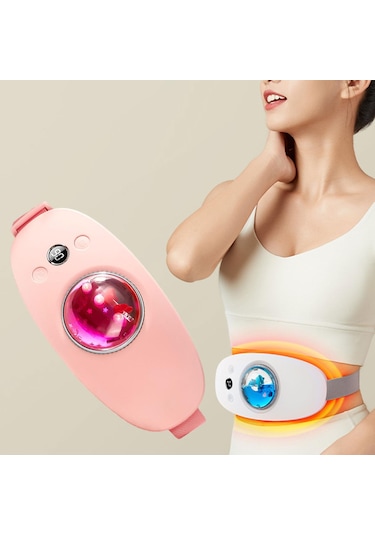 Suntek 3 Isıtma Seviyesi Ile Adet Pedi Taşınabilir Pembe