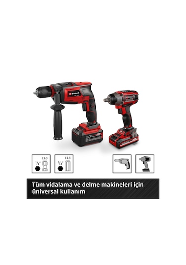 Einhell S-CASE 28 Parça Darbeye Dayanıklı Bits Uç Seti  - 49108703