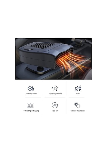 Diğer 12v/24v Elektrikli Araba Isıtıcı, Taşınabilir Isıtma Fanı, Ön Cam Kurutma Makinesi