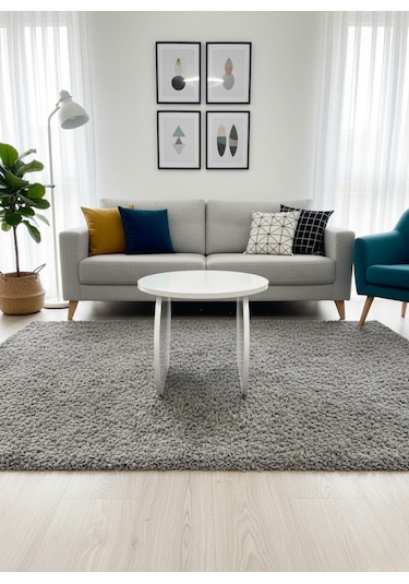 Modern Tasarım Orta Sehpa-zigon Sehpa Beyaz 50x44cm Beyaz