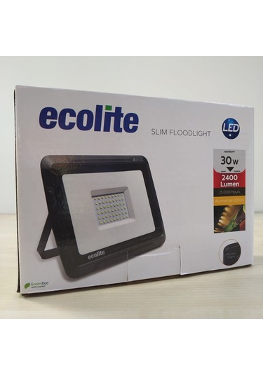 30W Led Projektör Ecolite Gün Işığı(Sarı Işık)