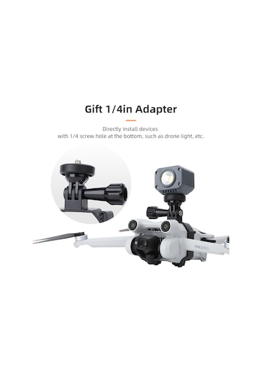 Ximistore9 Djı Mini3 Pro Ve Gopro Uçak Işığı Takımı - 3 Seviye Parlaklık Ayarlı, Abş Malzeme, Güvenli Montaj Çok Renkli