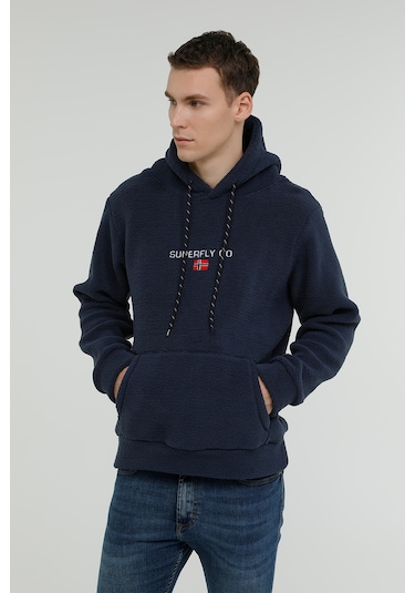 Superfly MEN KAPŞ. SWEAT Lacivert Erkek Sweatshirt Lacivert