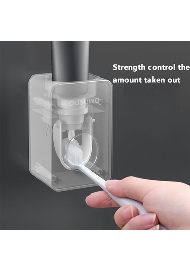 Flybuy Tembel Sıkma Rafı Rafı Pembe Pembe Otomatik Macunu Macunu Macunu Fırçası Eseri Duvar Diş Diş Diş Diş Delme Bosphorusboutique Askısı Ah Mv Pembe