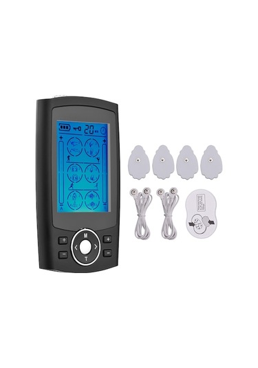 24 Modlu Ev Tipi Tens Masaj Cihazı, 20 Kademeli Güç, Usb Şarj, Avuç Ve Elips Çubukları İçerir Çok Renkli Çok Renkli