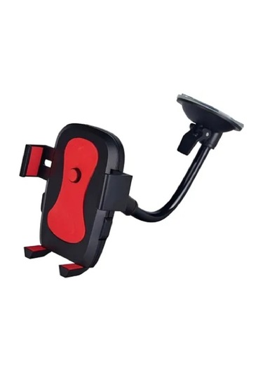 Gosmart Vantuzlu Araç İçi Telefon Tutucu Kırmızı