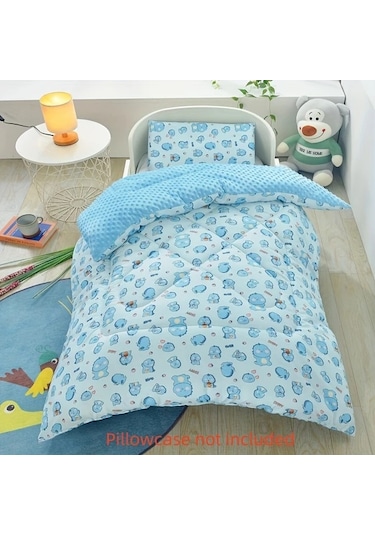 Elmpaly Bebek ve Çocuklar İçin Yeşil Tüm Mevsimler Yatak Örtüsü 150x120 CM