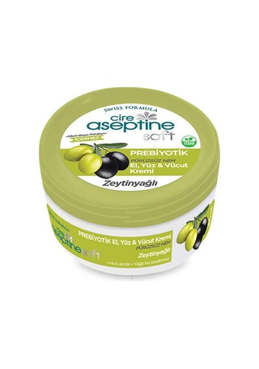 Cire Aseptine Soft Zeytinyağlı Nemlendirici Pürüzsüzleştirici Prebiyotikli Krem 100 Ml