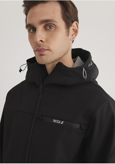 Mavi - Kapüşonlu Siyah Ceket 0110357-900 Siyah