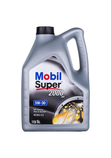 Mobil 5w/30 Super 2000 Xe C3 5lt Dizel & Benzinli