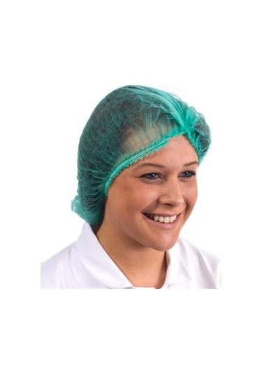 Fourend Tek Kullanımlık Yeşil Saç Bonesi 500 Adet