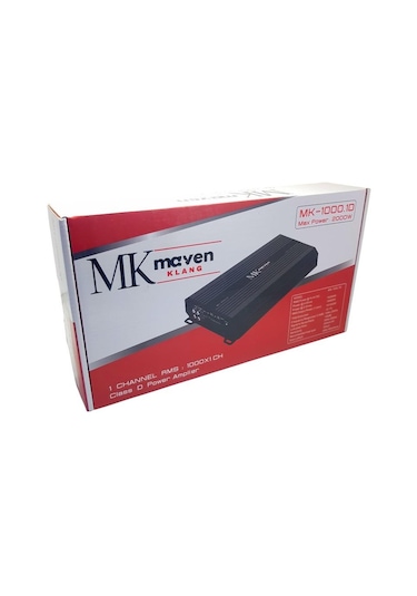 Maven Klang Bass Anfisi 1000rms 2000watt Mk-1000.1d