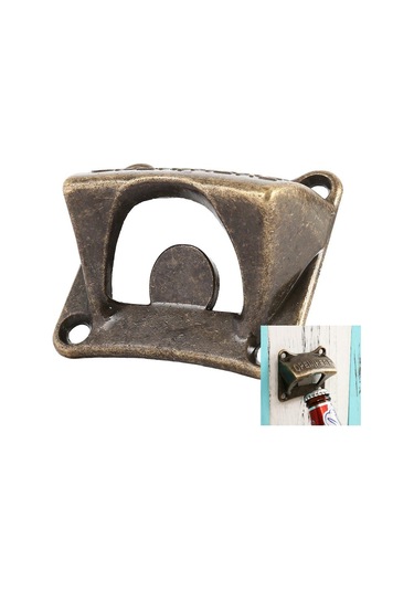 Bronz Vintage Bronz Duvara Monte Şarap Modası Soda Şişesi Bira Açacağı Bar Aksesuarları Bronz