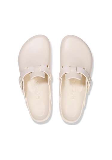 Birkenstock Boston Eva Önü Kapali Beyaz Kadın Terlik
