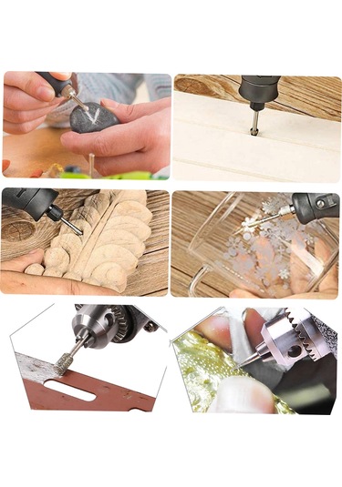 86 Adet Döner Alet Aksesuarları Kiti Elmas Çapak Uçları E13949