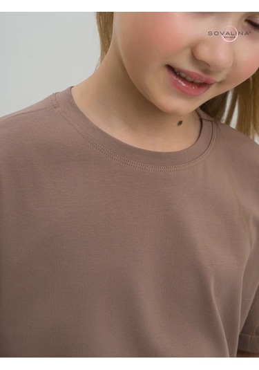 Sovalina Çocuk Yazlık Bisiklet Taytı İle Takım 391333967 Bej