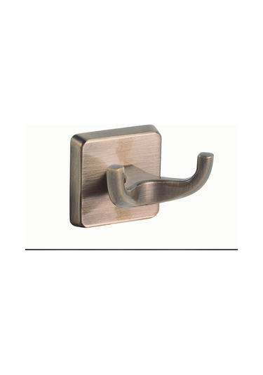 İsaoğlu Yapı Antik Gold Bornozluk İkili Askılık Eskitme Pirinç Renk Gold