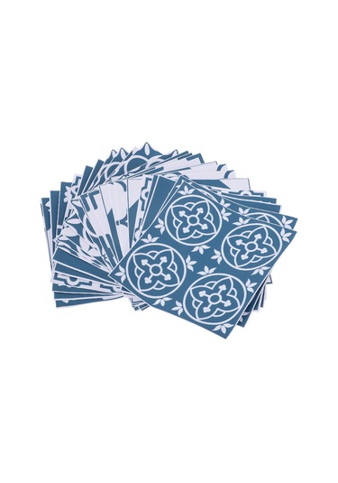 Shineyee 24 Adet Pvc Otomatik Yapışkan Çiçek Desenli Duvar Sticker - Su Ve Yağ Dayanıklı, Mutfak/banyo Dekorasyonu, 15x15cm Diğer