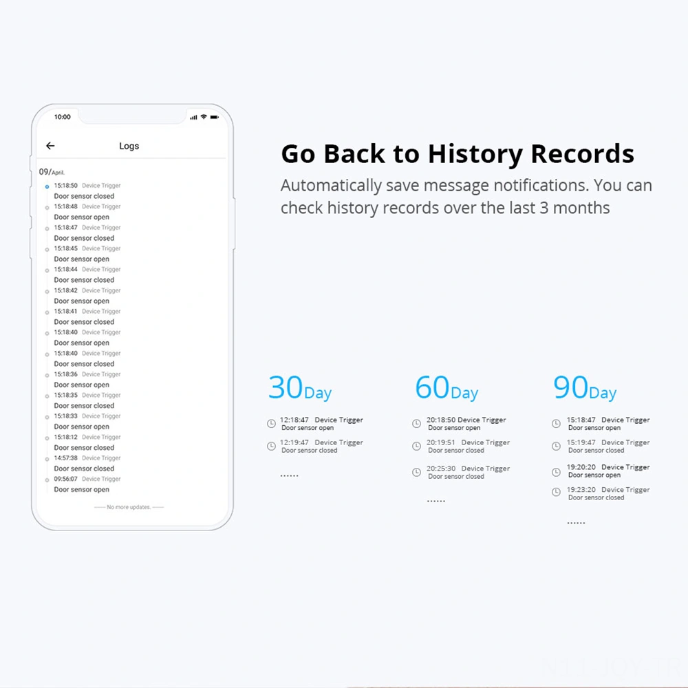 Youmex Sonoff Dw2 Wifi Akıllı Kapı Penceresi Sensörü - Ewelink Uygulaması İle Uzaktan Kontrol, Alarm Bildirimleri Ve Geçmiş Kayıtlar Pil Dahil Değil