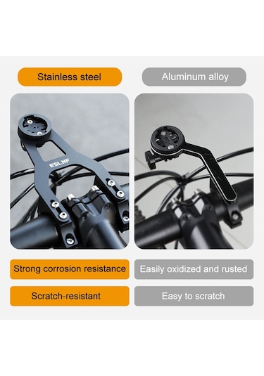 Eslnf Dağ Bisikleti Kıstas Standı Işıklar Tabanı Açık Sürüş Paslanmaz Çelik Stand Siyah Siyah