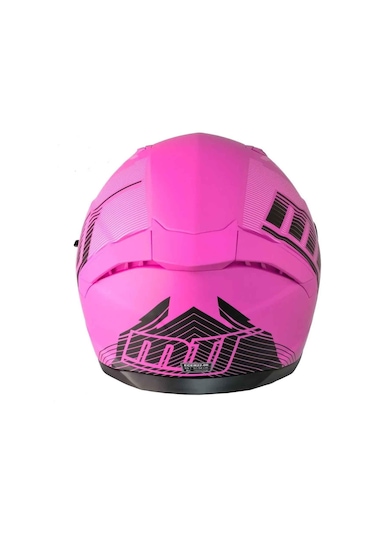 Mts M-910 Lady Kapalı Motosiklet Kaskı Fuchsia