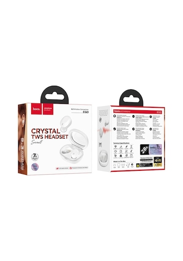 Hoco EQ3 5.3 Bluetooth Kablosuz Kulakiçi Kulaklık