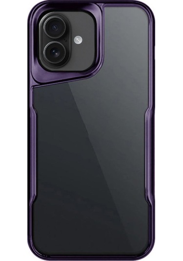 İphone Uyumlu 16 Plus Boyi Seri Silikon Kapak Derin Mor