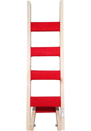 Doğal ahşap duvara veya yere kedi merdiveni Kedi tırmalaması 85cm