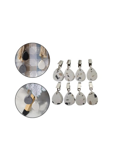 Homyl 8x Masa Örtüsü Ağırlıkları Yemek Masası Bahçe İç Çok 4 Cm