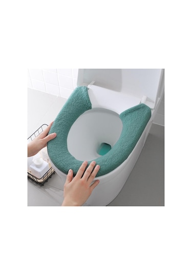 Pembe Kalın Klozet Yumuşak Sıcak Mat Kapak Pad Yastık Banyo Yeni Kapakları