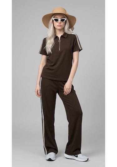 Fonna Fashion Tk-1001 Bayan Takım Kahve