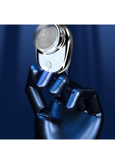 1 Adet Elektrikli Tıraş Makinesi Şarj Mini Cep Seyahat Jilet 3 saat