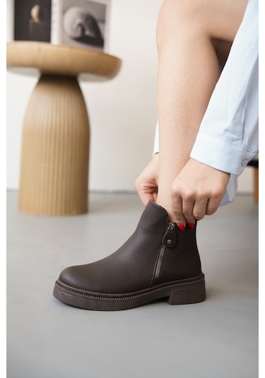 Daxtors D0899 Soğuk Geçirmez Kışlık Kadın Bot & Bootie Siyah