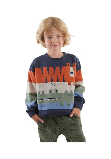 Denokids Hayvanlar Erkek Çocuk Kazak