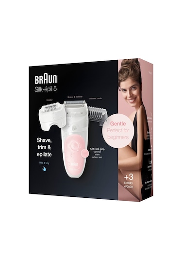 Braun Silk-Epil 5 5620 5 Ek Parçalı 3 in 1 Epilatör