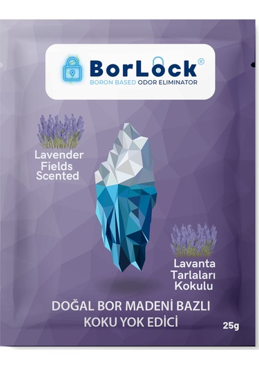 Borlock Lavanta Tarlaları Kokulu Koku Giderici