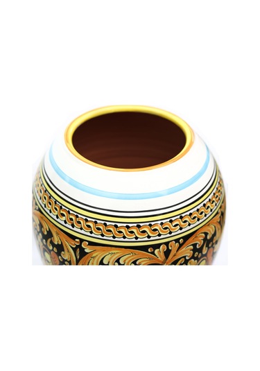 Palermo Küp Seramik Saksı Orta Boy