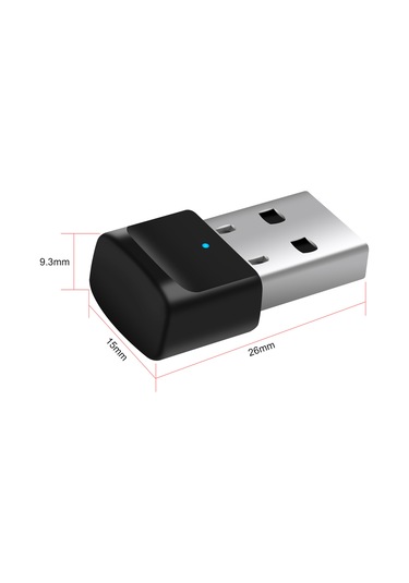 Yunboo Kablosuz Bluetooth 5.0 Usb Verici - Tüm Cihazlarla Uyumlu, Kolay Kullanım, Konferans Ve Görüşmeler İçin 113 Karakter