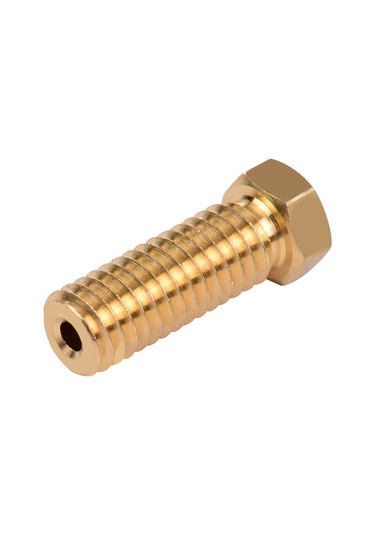 Qingmipy 3 Adet Altın Renkli Bakır Volkan Nozzle, 0.6mm Çıkış Çapı, 1.75mm Filament Uyumlu 3d Yazıcı Aksesuarı