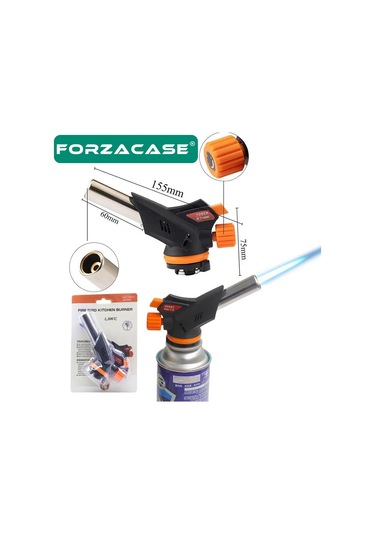 Forzacase 1300 Derece Profesyonel Pürmüz Çakmak Kafası - Fc248 Siyah