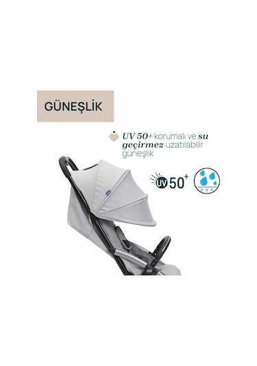 Chicco Goody Xplus Bebek Arabası Pearl Grey 00087040840000
