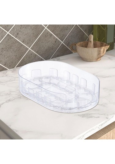 Suntek Turntable Organizasyon Çok Hamlı Baharat Rafı Kabine Temizlemek