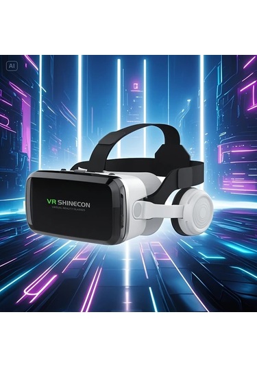 Motion003 1 Adet G04eb Beyaz Fiziksel Optik Vr Gozluk Ses Fonksiyonlu Kompakt Tasarim 3d Etkilesimli Oynatma